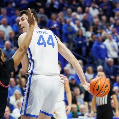 Zvonimir Ivisic.Kentucky beat Georgia 105-96.Elliott Hess | UK Athletics